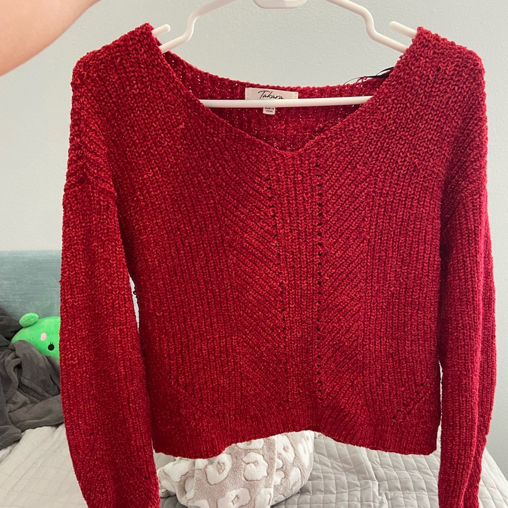 Takara Red Sweater